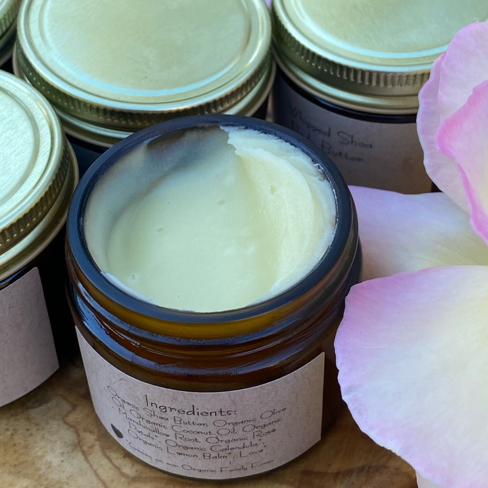 100% Organic Whipped Shea Butter 4oz. - Moisturizer for Body, Face, Hands - NWT
